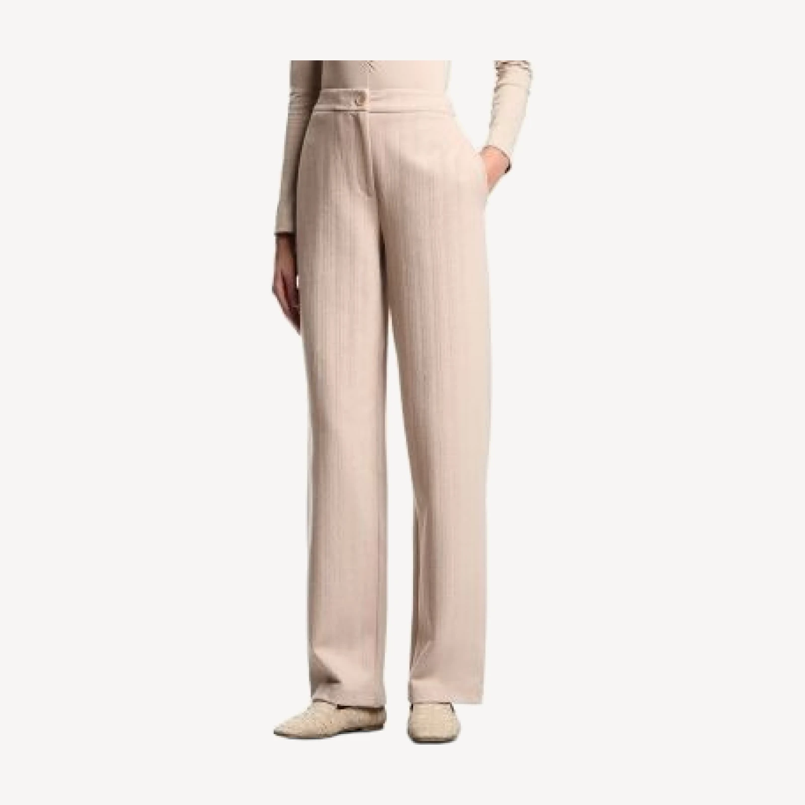 Emporio Armani Chevron Jacquard Pants