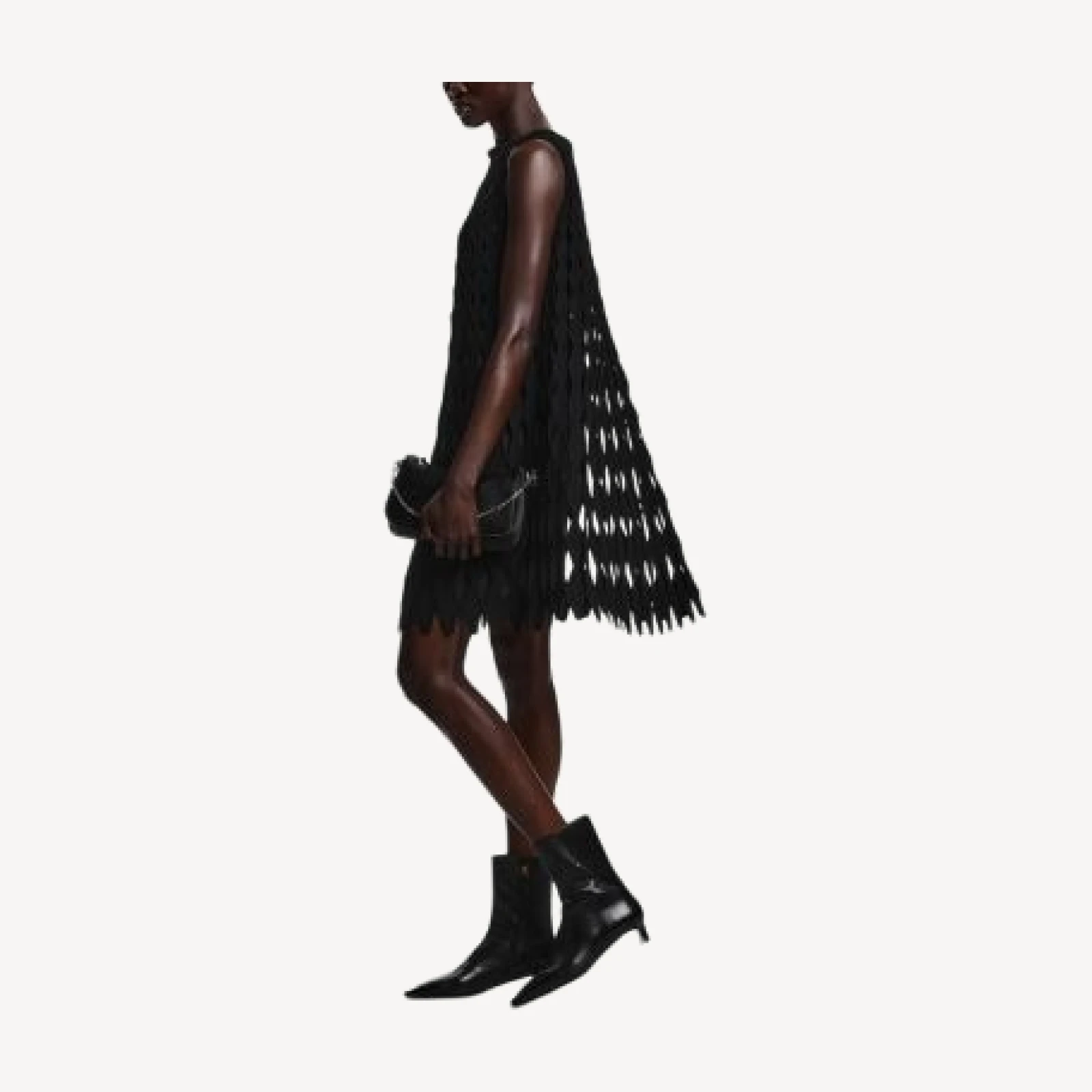 Emporio Armani Perforated Shift Dress