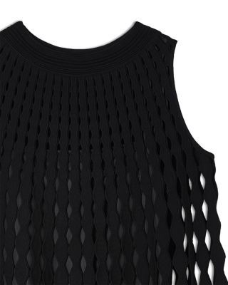 Emporio Armani Perforated Shift Dress