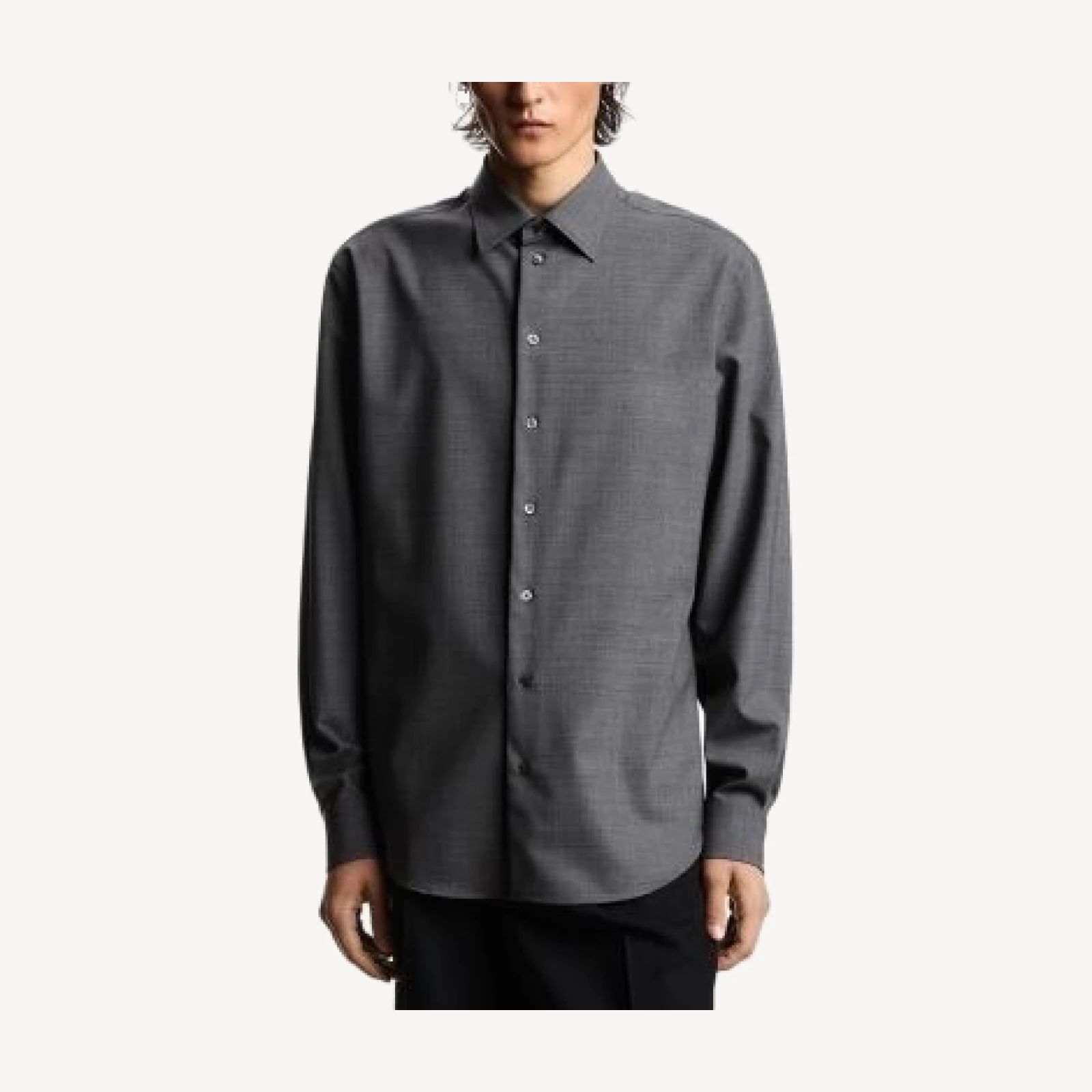 Emporio Armani Wool Sport Shirt