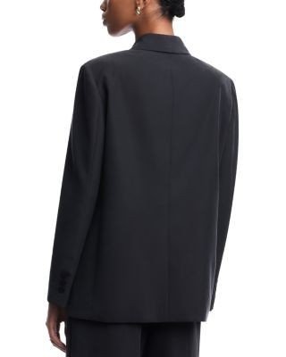 Emporio Armani Double Breasted Shawl Lapel Blazer