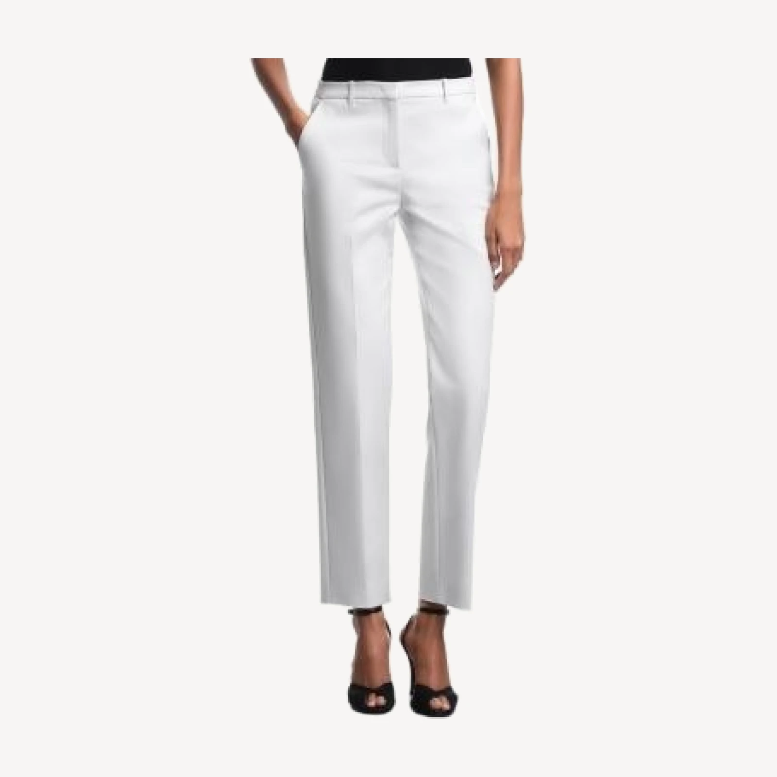 Emporio Armani Stretch Straight Leg Pants