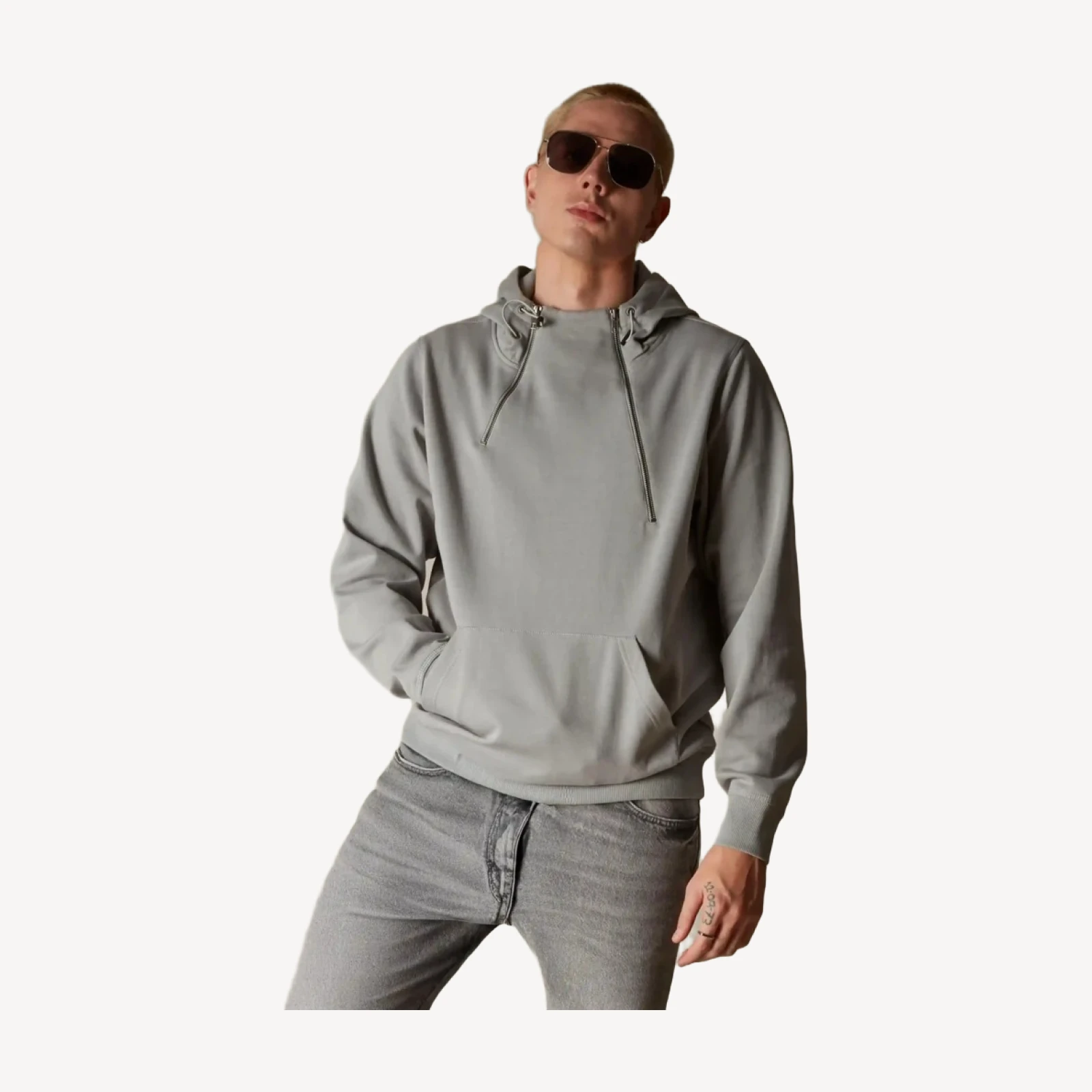 Men's Taylor Double Zipper Pullover Hoodie