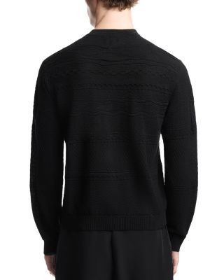 Emporio Armani Regular Fit Pullover Henley Sweater
