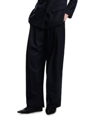 Emporio Armani Wool Pleated Pants