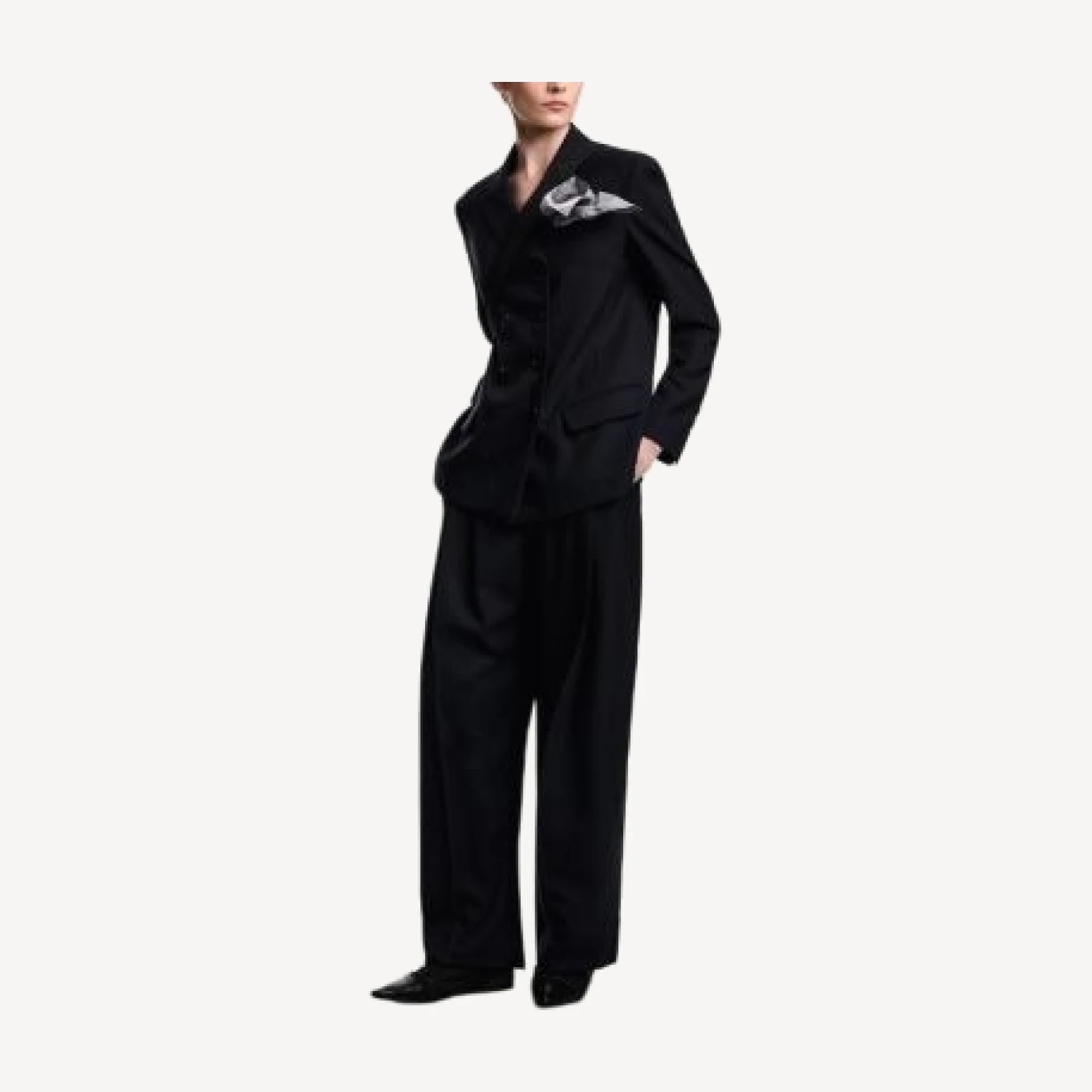Emporio Armani Wool Double Breasted Blazer