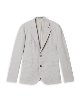 Emporio Armani Regular Fit Waffle Effect Blazer