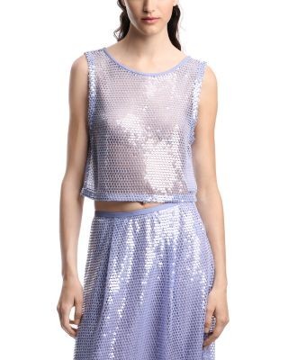 Emporio Armani Sequinned Tank Top