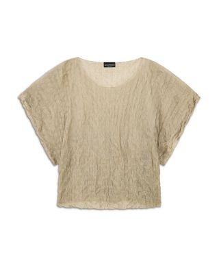 Emporio Armani Textured Knit Top