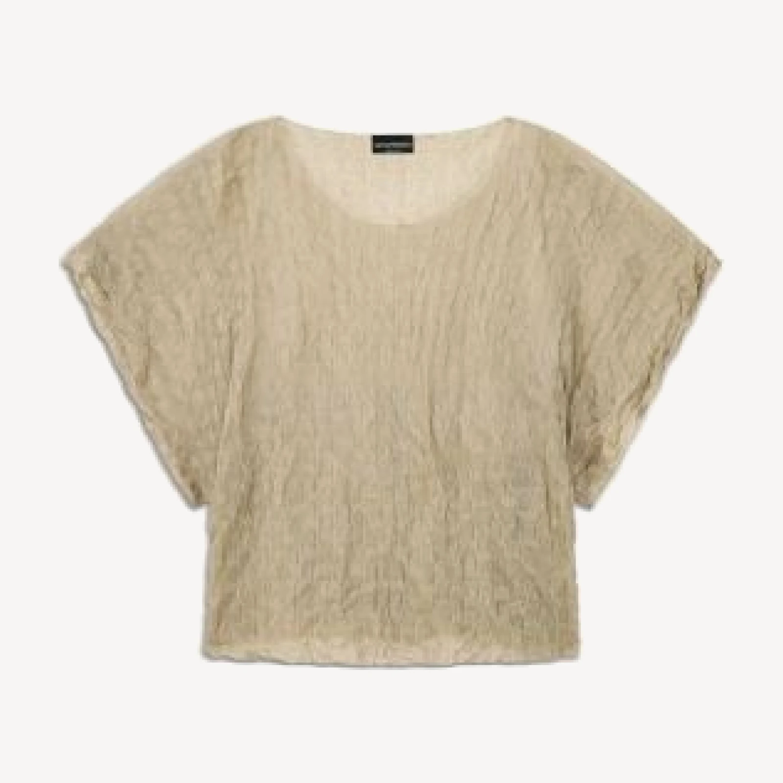 Emporio Armani Textured Knit Top