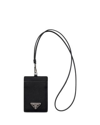 Prada Saffiano Leather Badge Holder