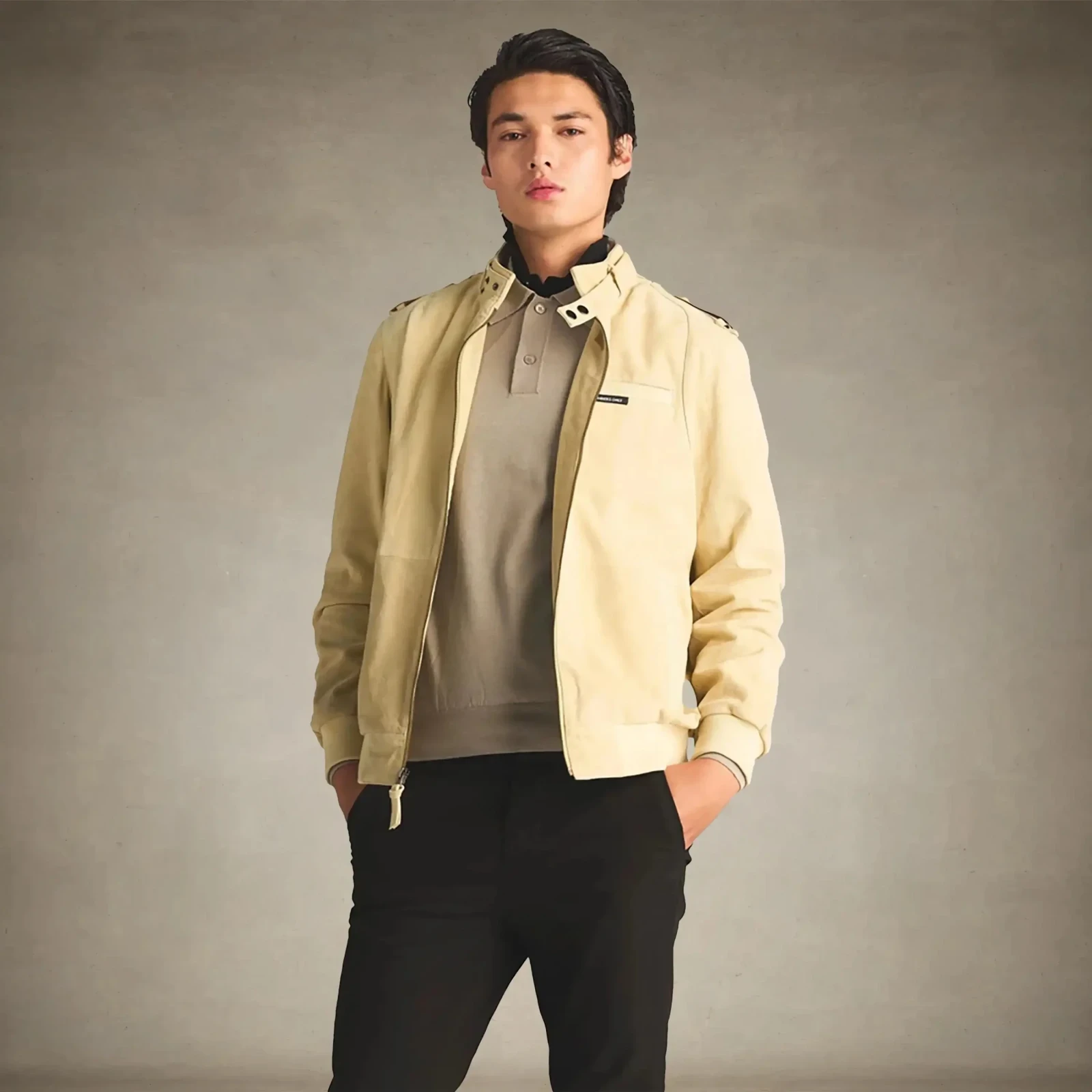 Men's Soft Suede Iconic Leather Jacket