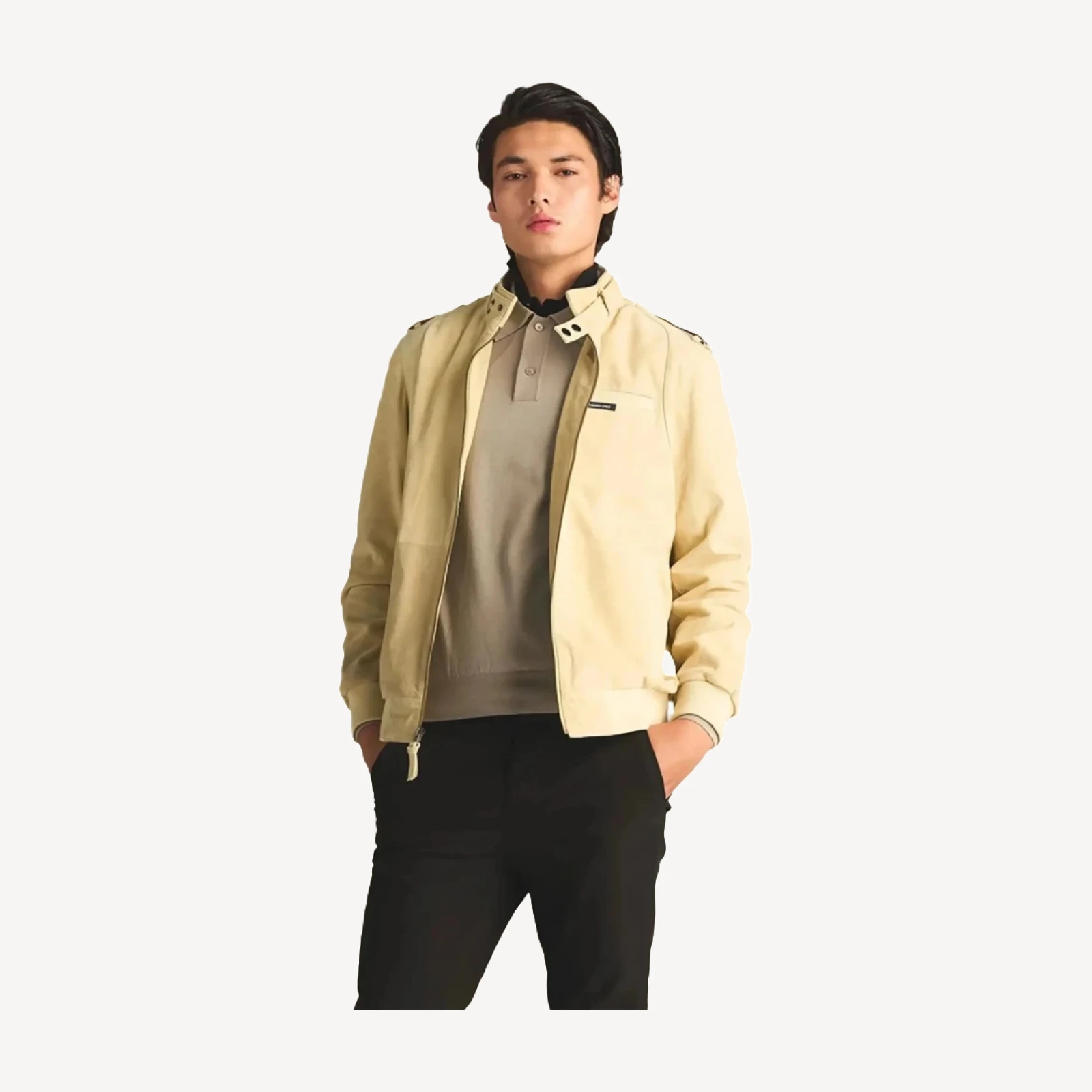Men's Soft Suede Iconic Leather Jacket