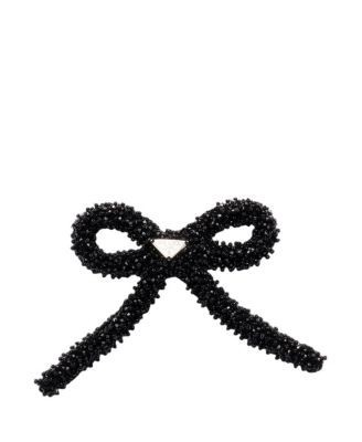 Prada Hair Clip With Crystals