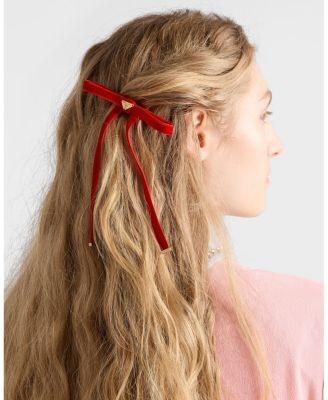 Prada Velvet Hair Clip