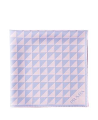 Prada Printed Silk Twill Scarf, 55X55cm