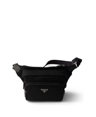 Prada Re-Nylon And Leather Shoulder Bag