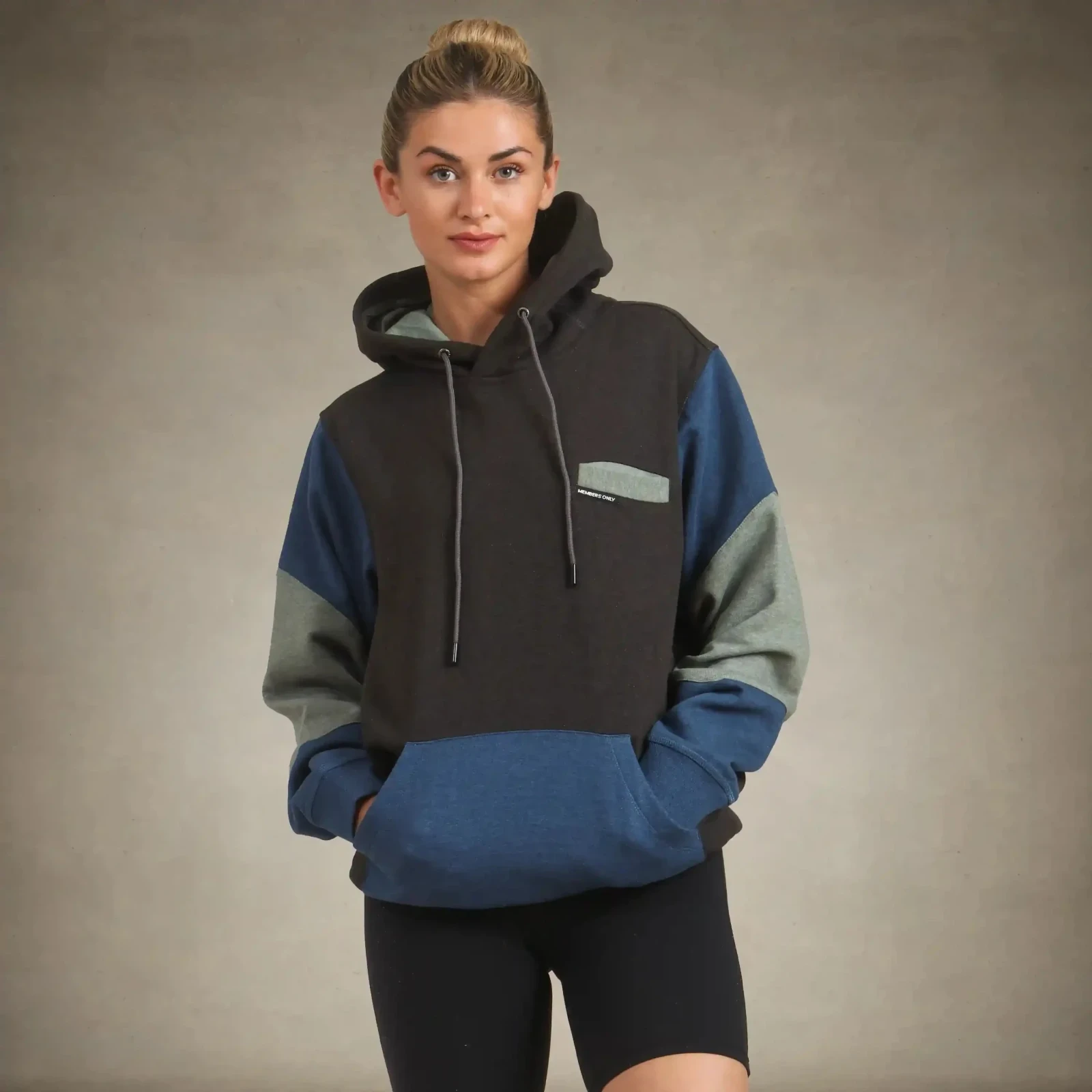 Women's Drew Colorblock Oversized Hooded Sweatshirt
