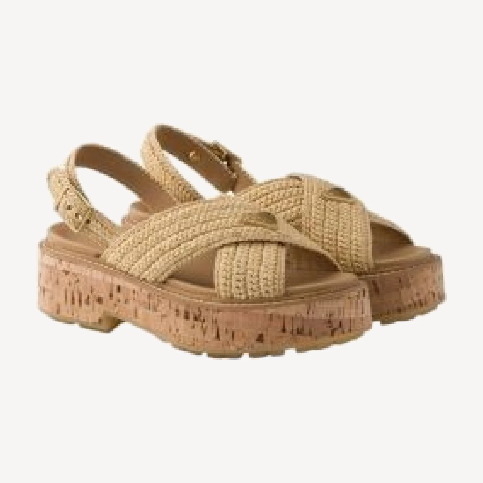 Prada Women's Crochet Platform Sandals