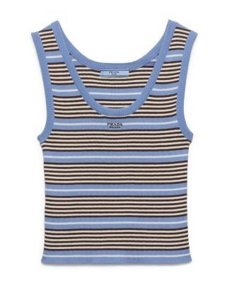 Prada Cotton Knit Tank Top