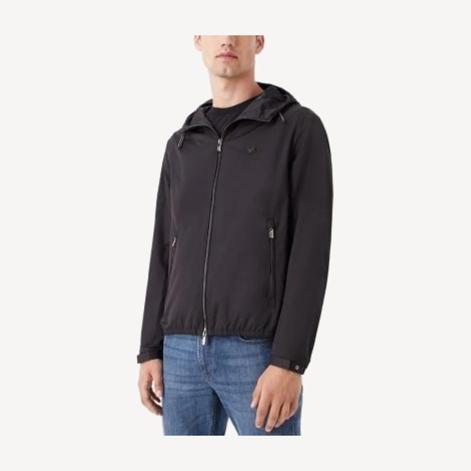 Emporio Armani Essential Water Repellent Hooded Jacket
