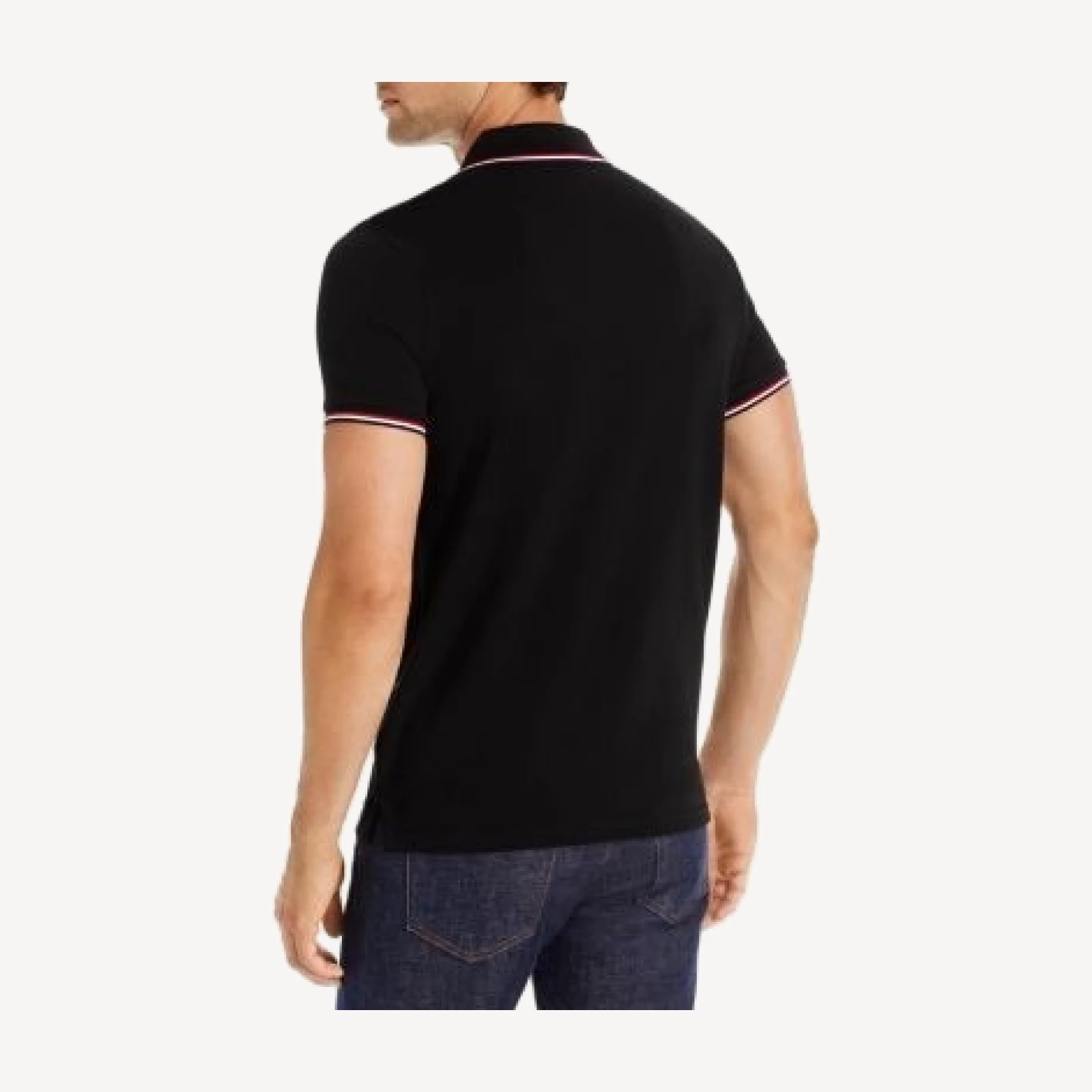 Moncler Short Sleeve Logo Polo Shirt