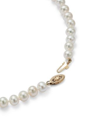 Bloomingdale's Fine Collection Cultured Freshwater Pearl Necklace in 14K Yellow Gold, 18