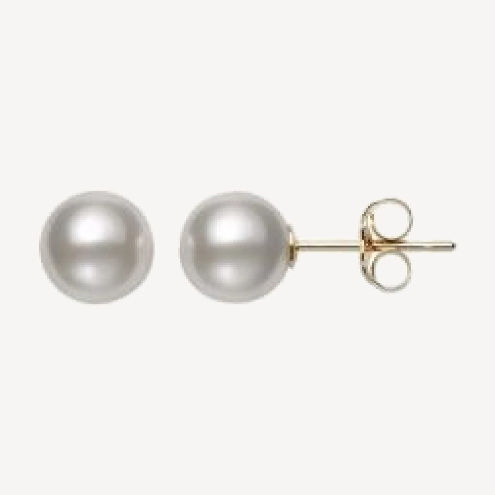 Bloomingdale's Fine Collection Akoya Cultured Pearl Stud Earrings in 14K Yellow Gold