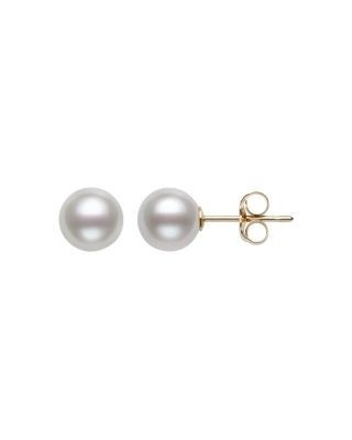 Bloomingdale's Fine Collection Cultured Freshwater Pearl Stud Earrings in 14K Yellow Gold