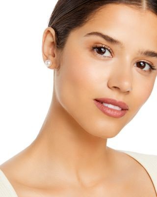 Bloomingdale's Fine Collection Cultured Freshwater Pearl Stud Earrings in 14K Yellow Gold