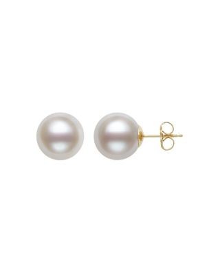 Bloomingdale's Fine Collection Cultured Freshwater Pearl Stud Earrings in 14K Yellow Gold