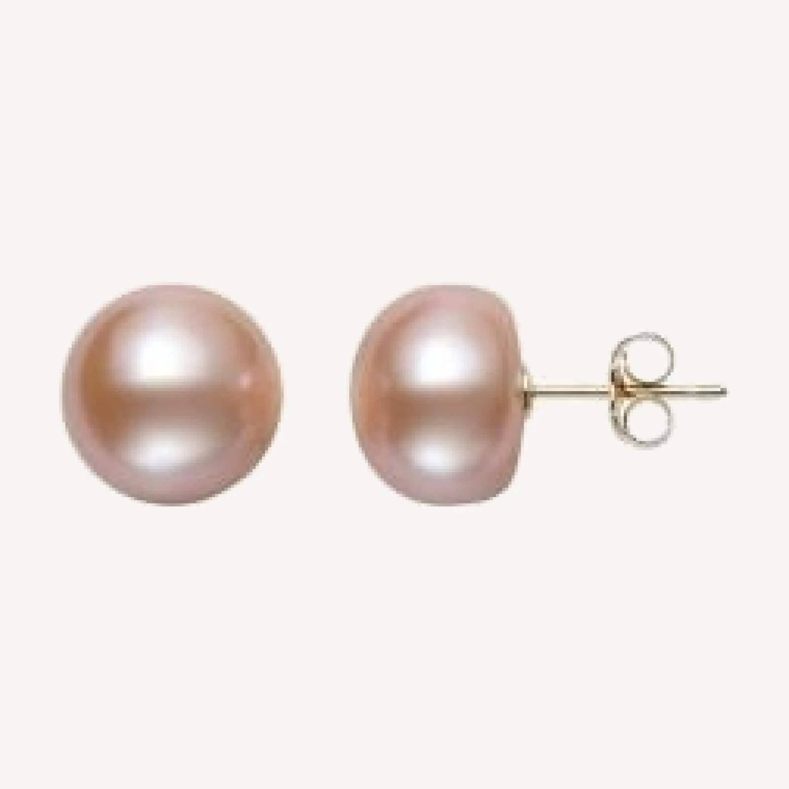 Bloomingdale's Fine Collection Pink Cultured Freshwater Pearl Stud Earrings in 14K Yellow Gold