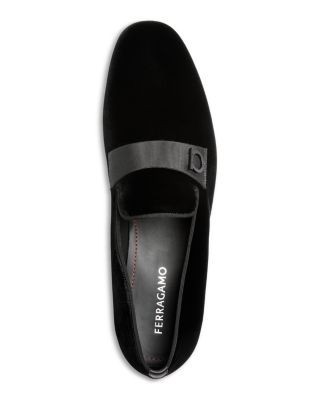 Ferragamo Men's Lapo Smoking Slipper Loafers