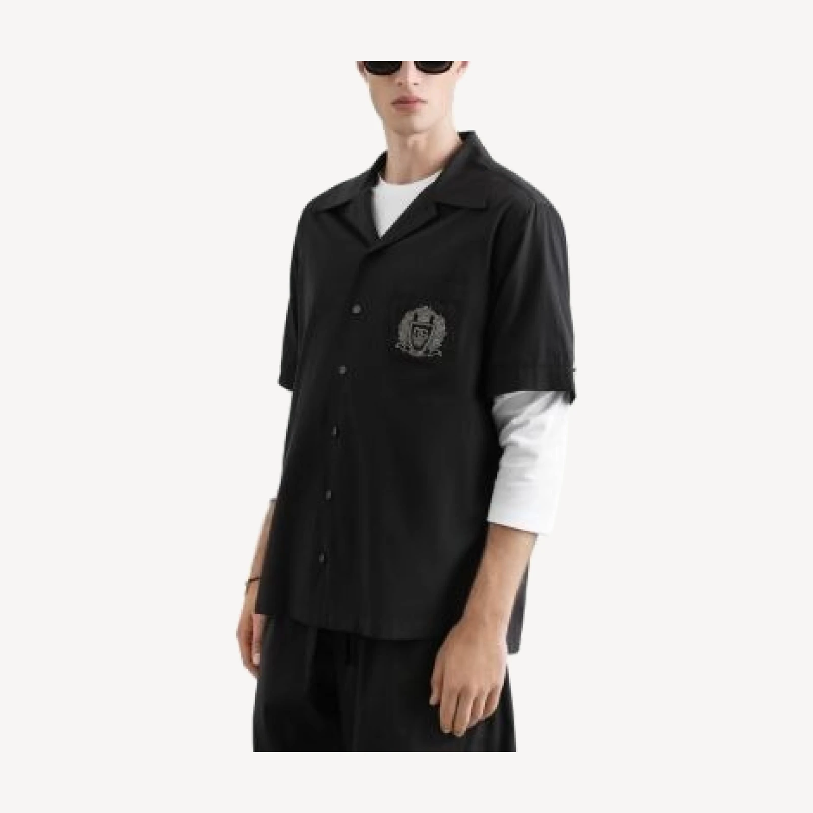 Dolce & Gabbana Men's Logo Crest Shirt