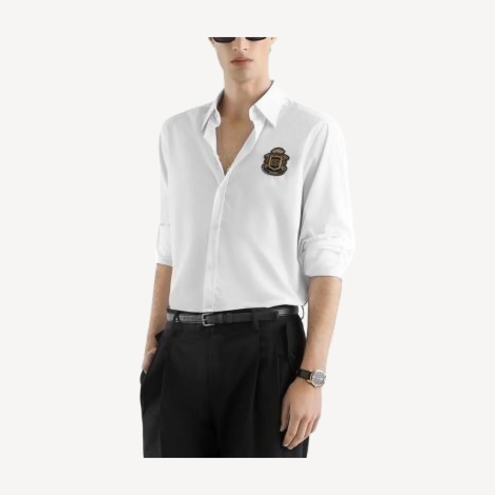 Dolce & Gabbana Men's Logo Emblem Shirt