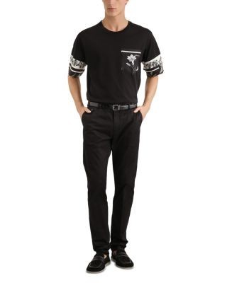 Dolce & Gabbana Men's Floral Pocket T-Shirt
