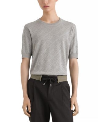 Dolce & Gabbana Men's Short Sleeve Logo Sweater