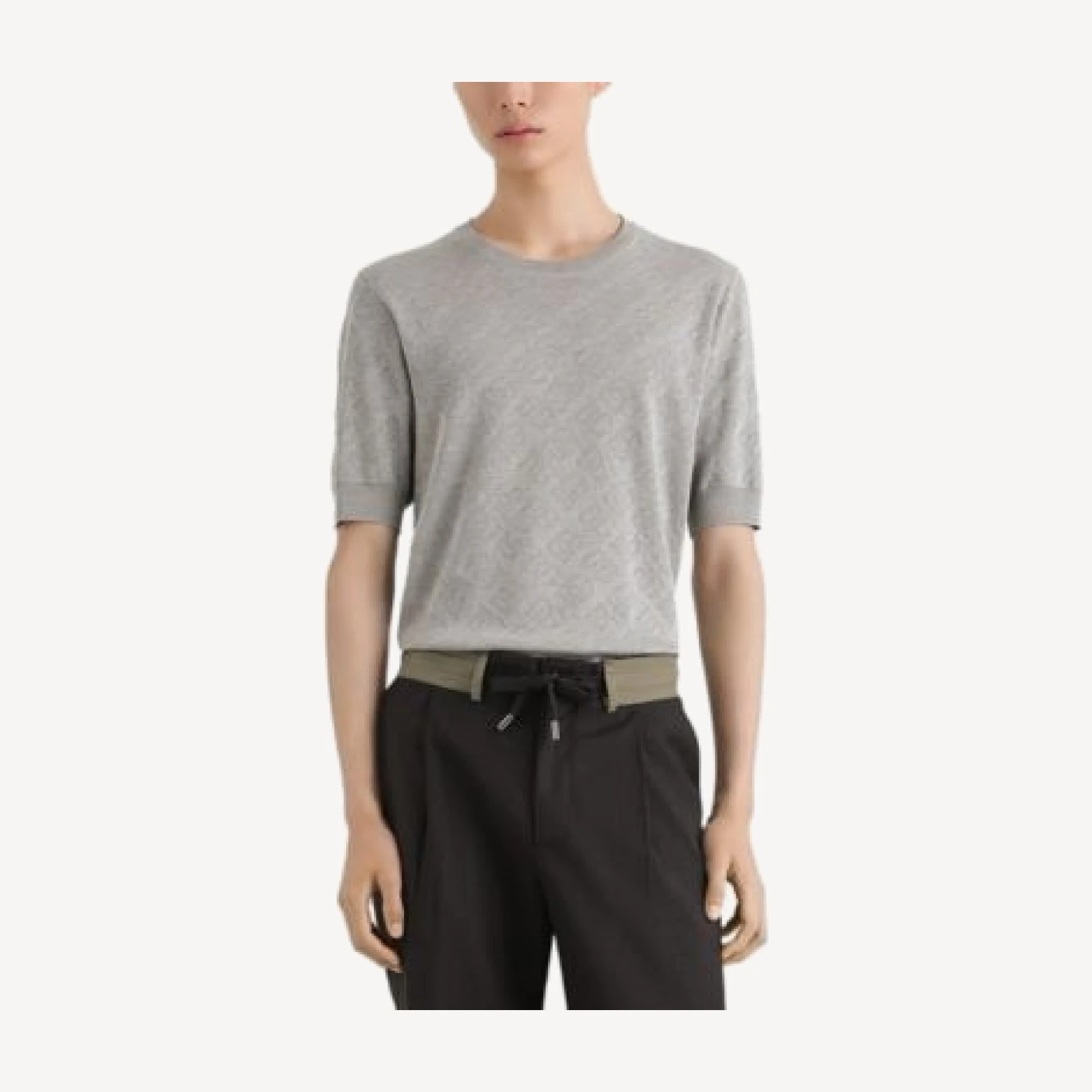 Dolce & Gabbana Men's Short Sleeve Logo Sweater