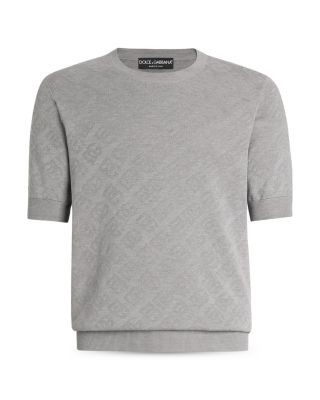 Dolce & Gabbana Men's Short Sleeve Logo Sweater