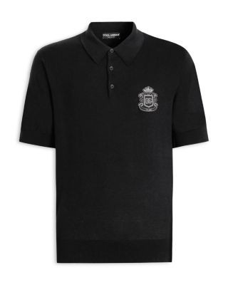 Dolce & Gabbana Logo Emblem Polo Shirt