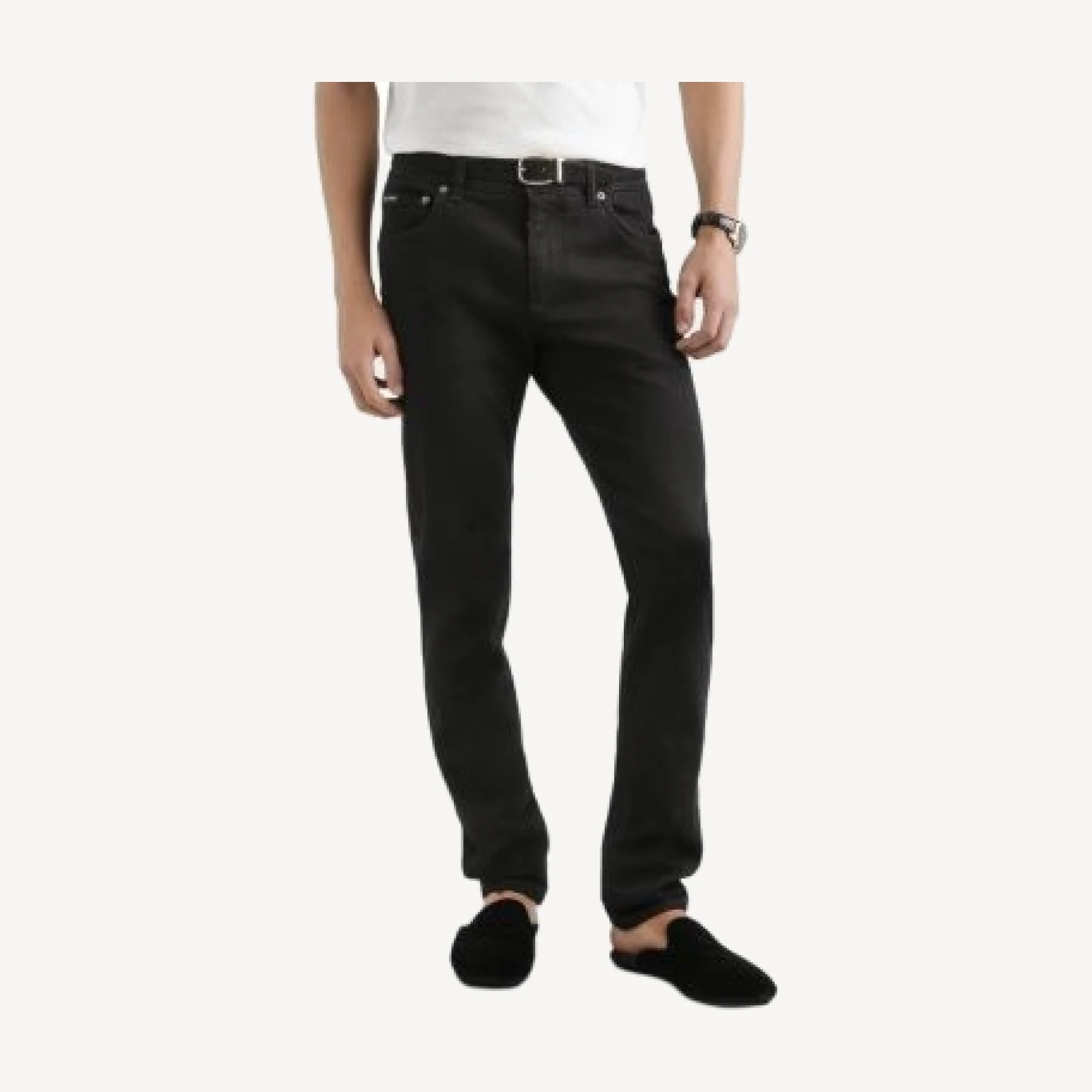 Dolce & Gabbana Regular Fit Light Wash Jeans