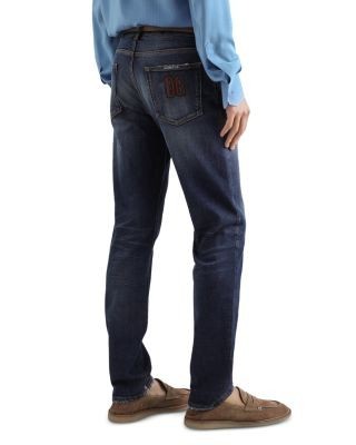 Dolce & Gabbana Slim Fit Jeans in Dark Blue