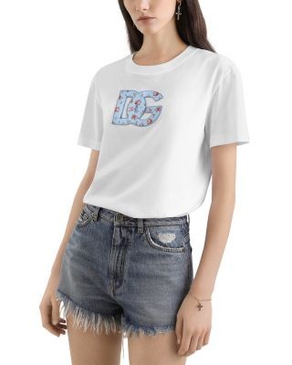 Dolce & Gabbana Dg Print Jersey T Shirt