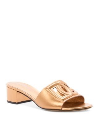 Dolce & Gabbana Women's Leather Slides
