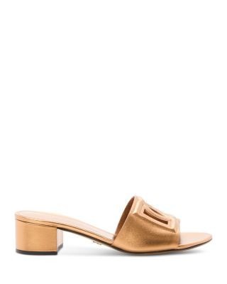 Dolce & Gabbana Women's Leather Slides
