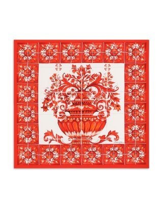 Dolce & Gabbana Majolica Silk Scarf