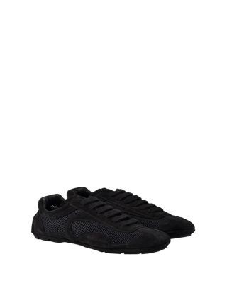 Prada Men's Montecarlo Re-Edition 2005 Suede and Mesh Sneakers
