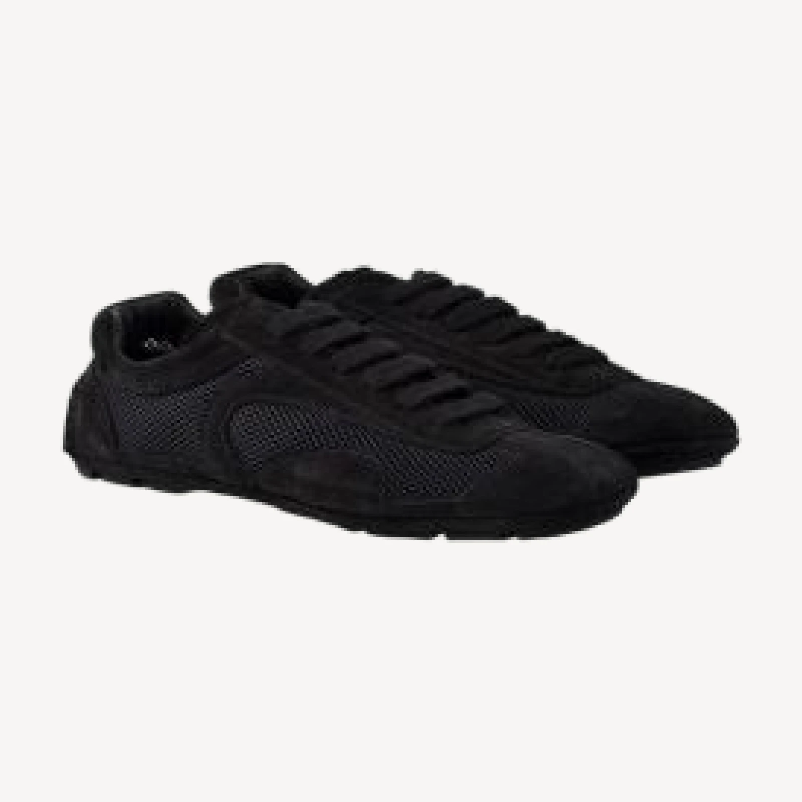Prada Men's Montecarlo Re-Edition 2005 Suede and Mesh Sneakers