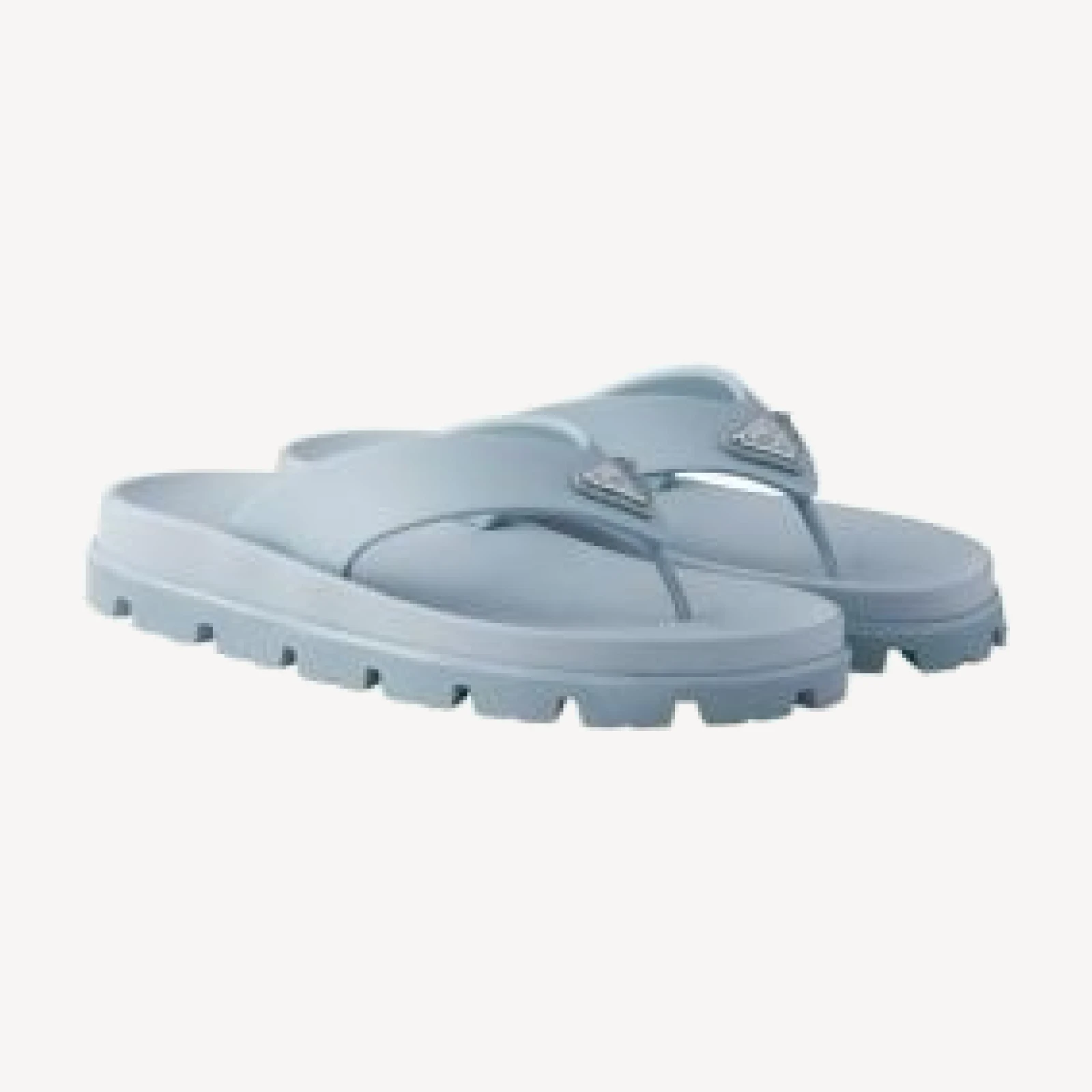 Prada Women's Rubber Thong Sandals