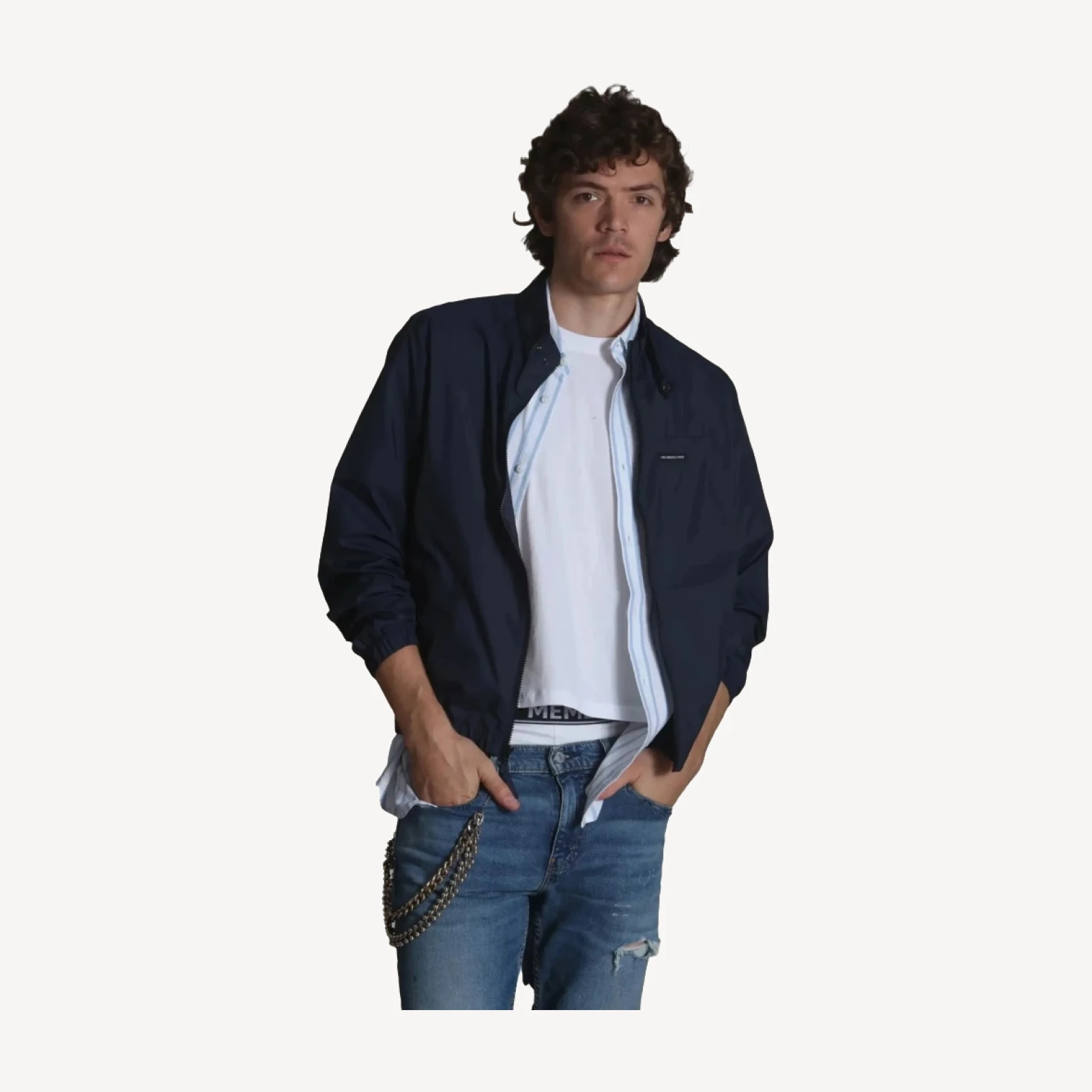 Men's Packable Windbreaker Jacket